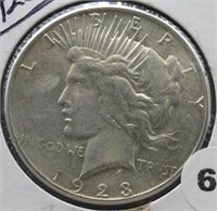 1923-S Peace Silver Dollar.