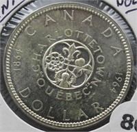1964 Canadian Silver Dollar.
