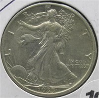 1935-S Walking Liberty Silver Half Dollar.