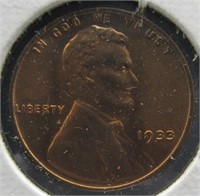 1933 Lincoln Wheat Cent.