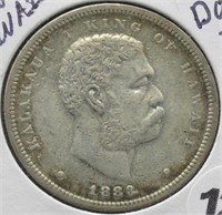 1883 King of Hawaii Half Dollar.