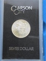 1883-CC Morgan Silver Dollar in GSA Box.