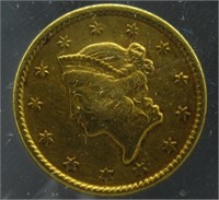 USA $1 Gold Pendant Coin.