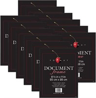 MCS Format Frames, 8.5 x 11 in, Black, 12 Count