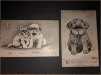 2 x V. COLBY Humorous Postcards (1909)