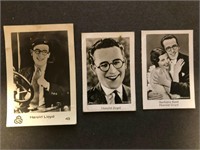 HAROLD LLOYD: 3 x Scarce German Cards