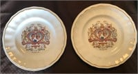 2 x WEDGEWOOD Charles & Diana Plates