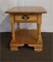 Roxton one drawer end table 21.5 X 25 X 22"H