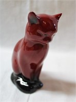 Royal Doulton Cat "Flambe" 5"H