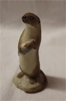 Aynsley porcelain Otter 3.25"H