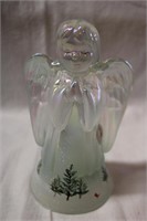 Fenton glass Angel bell hand painted