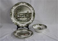 The Friendly Village 14" plate,