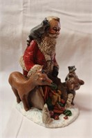 Santa of the Forest signed Connie 7.5"H,