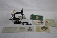 The Singer 20 single-thread sewing machine, etc
