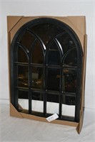 NOS CHURCH WINDOW STYLED FRAMED WALL MIRROR