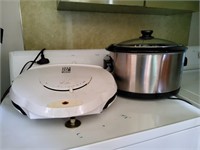 George Foreman & Crockpot