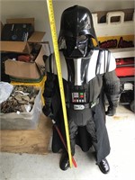 50” tall talking Darth Vader  moveable arms legs