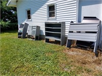 Metal shelving/cabinets