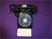 BLACK WESTERN ELECTRIC ROTARY DIAL PHONE