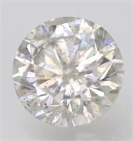 Certified  1.34 Cts Round Brilliant Loose Diamond