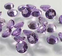 50 Cts Round Loose Amethyst 8 MM
