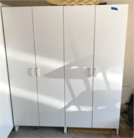 Two White Storage Cabinets -ONLY-