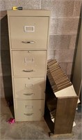 Filing Cabinet & World Book Collection
