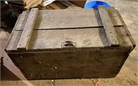 Wooden Trunk w/ Contents