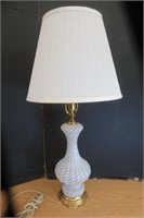 Fenton Swirl Table Lamp 26"H