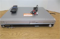 Panasonic VHS & DVD Player and Remote