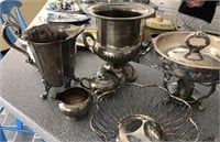Lot old Silver Plate Items