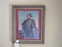 Union Solider Framed Picture