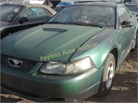 2001 Ford Mustang 1FAFP40481F145744 Green