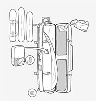Burton Wheelie Locker Snowboard Bag