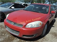 2008 Chevrolet Impala 2G1WU583889286510 Red