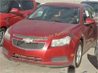 2012 Chevrolet Cruze 1G1PE5SCXC7137326 Red