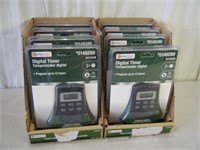 8 count brand new 3-outlet digital outdoor timer