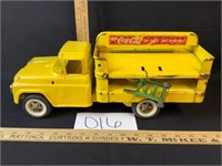 Buddy L Coca-Cola Truck With 2 wheel cart