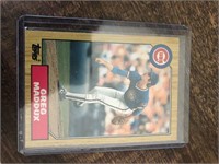 1987 Topps Traded Greg Maddux Rookie