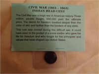 CIVIL WAR ERA INDIAN CENT