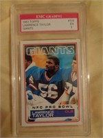 LAWRENCE TAYLOR GRADED SPORTS CARD