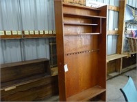Open Front Gun Cabinet and 10-foot Shelf
