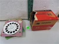 Vtg View Master 3 D Viewer & Lots of Cards