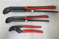 Snap-On PWZ1 & PWZ2 Pipe Wrenches & Adj Wrench