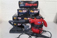 Steam Cleaner & Qty (9) Snap-On Boxes of Gloves