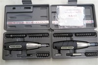 Qty (2) Torque Driver Sets - In Hard Cases