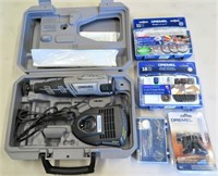 Dremmel 8220 Tool, Charger, Battery, Accessories