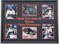 Framed Dale Earnhardt "Seven Time Champion" Photos