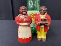 Vintage Aunt Jemima & Uncle Moses S&P Shakers
