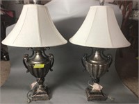 Silver  finish Lamps